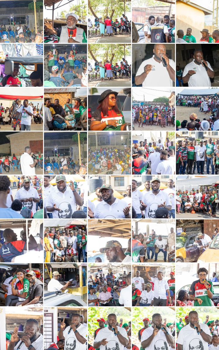 Pablo and his campaign team take their campaign to the 15th region, Central Region as they aim to touch base in constituencies in all the 16 regions with their #MahamaForPresident campaign. #ChangeIsComing #LookForTheUmbrella