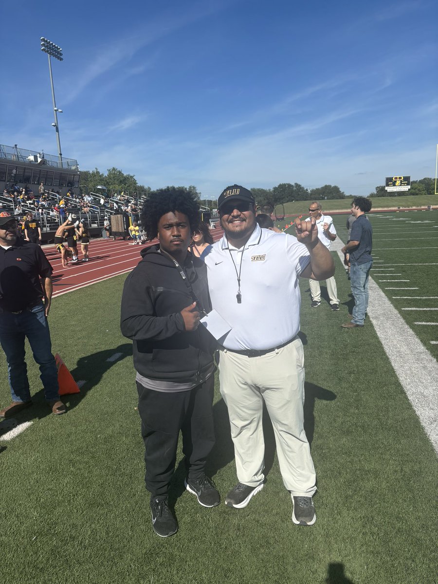 DillanMark27's tweet photo. Big Thanks to @TLU_Football and @TommyHolmesTLU ,@Coach_GarciaJ  for having me out. https://t.co/apX5vFp33H