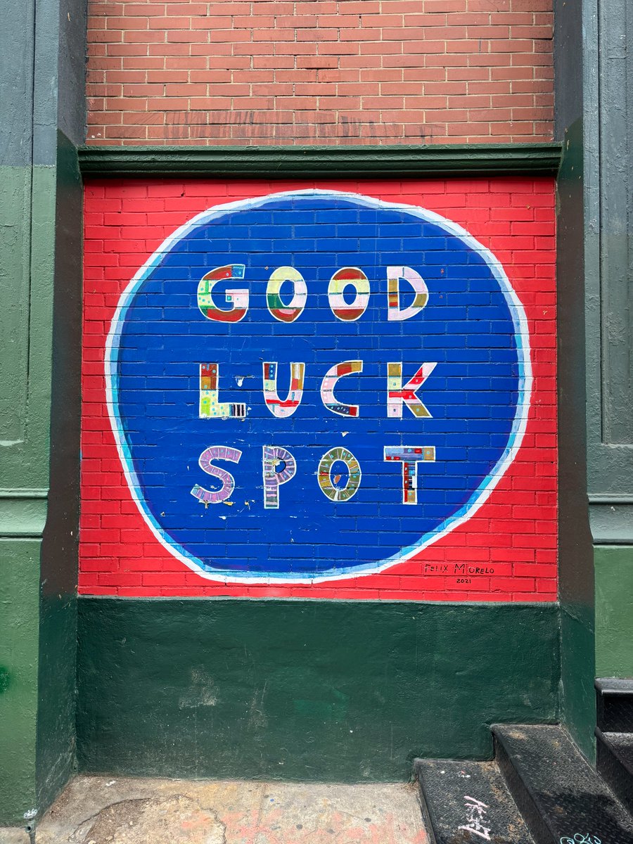 Sometimes what you need shows up if you pay attention.
One of the many 'Spots' from the talented Felix Morelo.