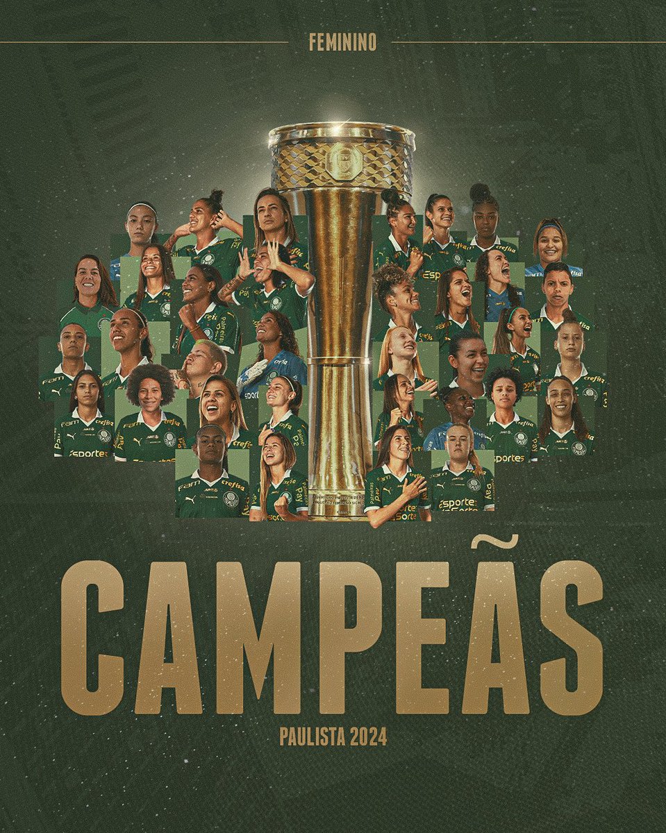 O PALMEIRAS É O TIME DA VIRADA! O ESTADO DE SÃO PAULO É ALVIVERDE! AS PALESTRINAS SÃO TRICAMPEÃS PAULISTA! 🏆🟢⚪

🏆 Palmeiras 2x1 Corinthians
⚽ Amanda Gutierres e Dudinha

#AvantiPalestrinas |  #PALxCOR