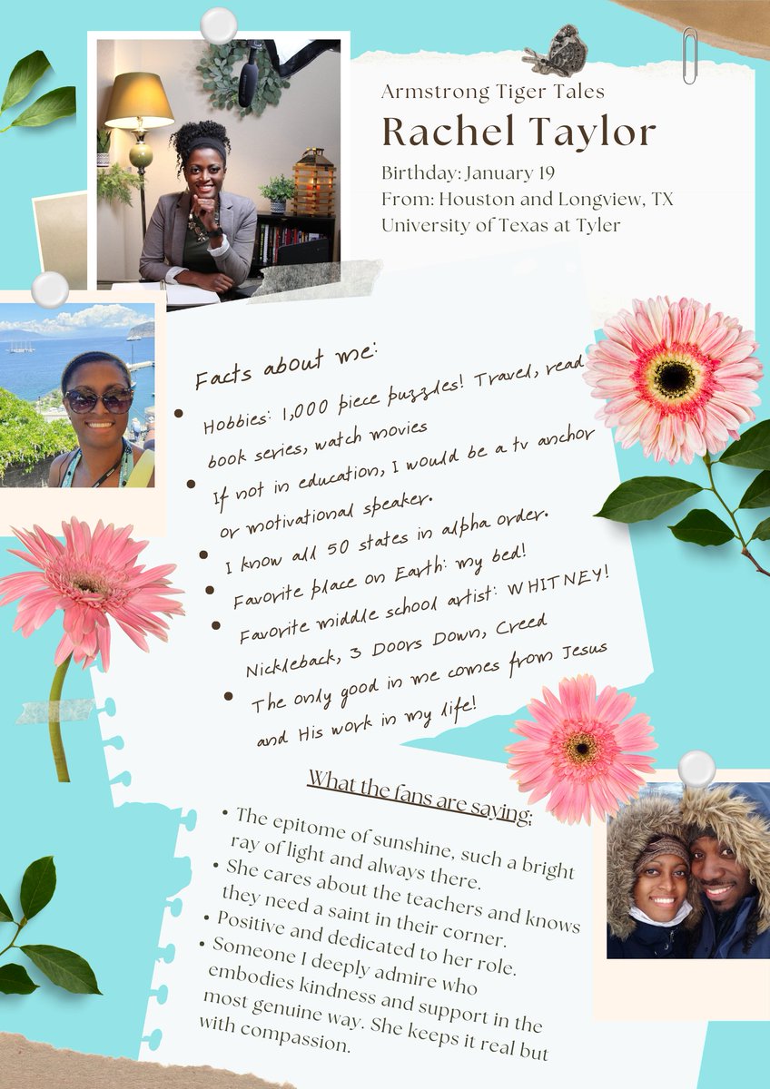This week's Tiger Tales are our incredible instructional coaches, Rachel Leonard and Bailey Schalk! Thank you for all you do! #TeamArmstrong