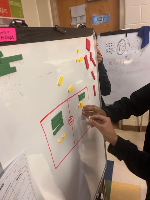 MrsCookMSMath's tweet image. Algebra tiles are a great way for students to have a concrete experience with an abstract concept. Magnetic algebra tiles are fantastic if you can find some. You could always laminate colored paper and glue the magnet on the back too. #iteachmath
