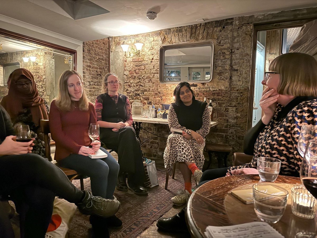 CharityBookClub's tweet photo. We had a wonderful evening with Katherine May for a Q&amp;A on her book ‘Wintering’.   

We talked about a huge range of subjects including wintering rituals, cultural differences in how people read the book, cold water swimming bucket lists, and how to inspire others to slow down. https://t.co/sCiMwbUEI5