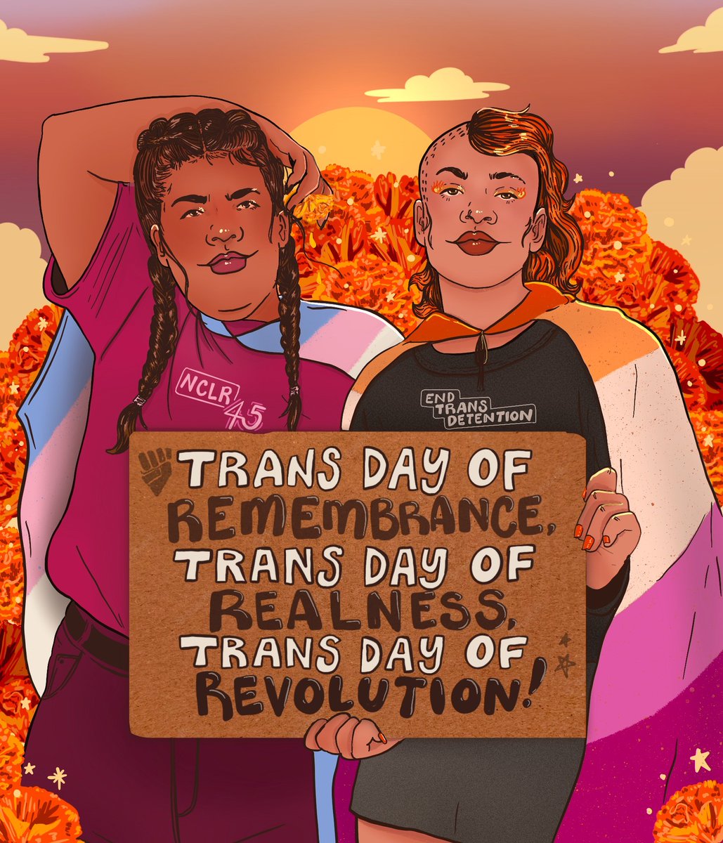 🎨 <a href="/liberaljanee/">Liberal Jane</a> | We honor the lives we’ve lost and celebrate those who continue to lead with courage. Today and always, we stand with our trans and nonbinary family. Together, we can build a future of love and acceptance. 🏳️‍⚧️✨ 
#TransgenderDayOfRemembrance #TDOR