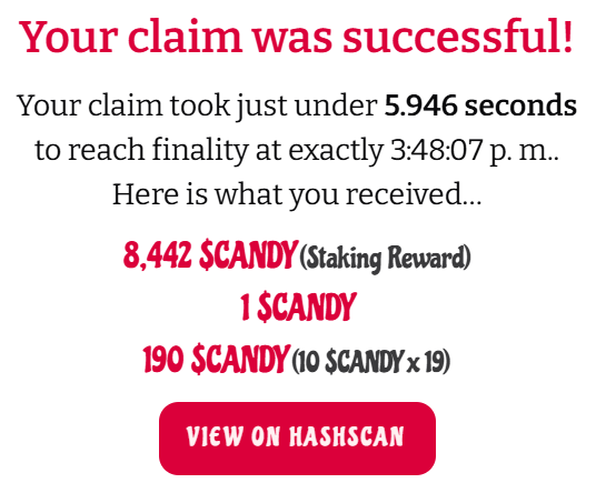 Love you <a href="/candy_hbar/">$CANDY</a>