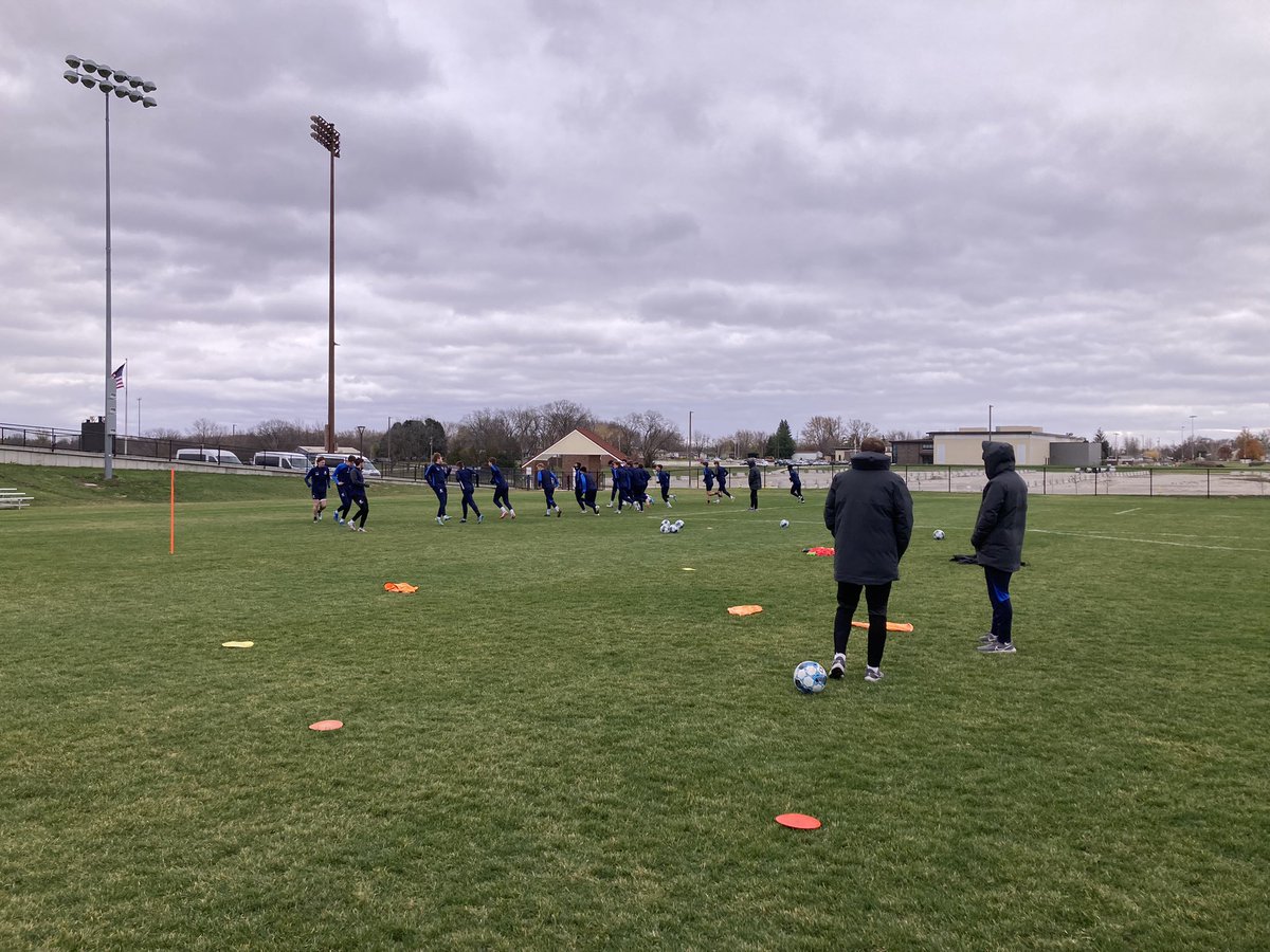 Baby it’s cold outside!!  But the boys are ready to kickoff the opening round of the NAIA national tournament tomorrow.  #freezing.  #windadvisory. #letsgo !!!!