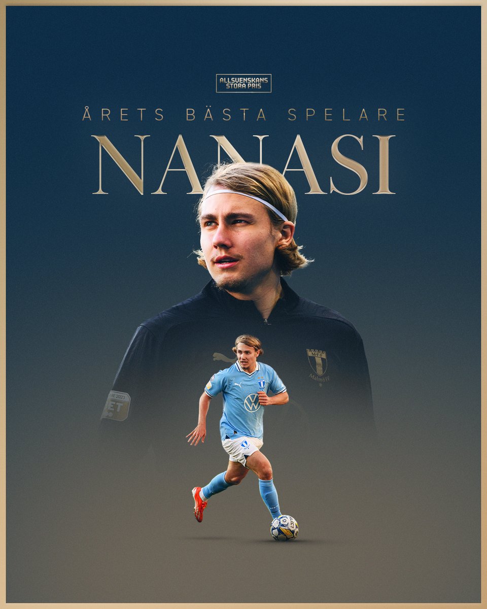 Malmo_FF's tweet photo. 🏆 Allsvenskans bästa spelare 2024 – Sebastian Nanasi! https://t.co/xNXXNFwwVK