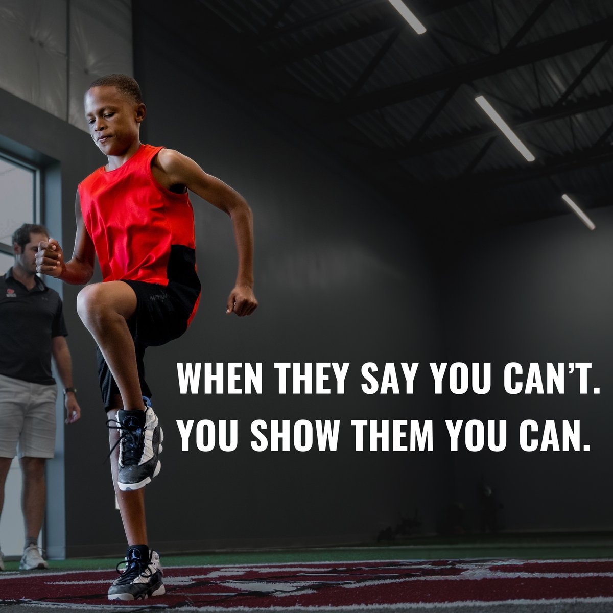 AthRepublic's tweet photo. When They Say You Can’t, You Show Them You Can.

Winter training is your time to shine—building speed, power, and agility while staying ahead of the competition.

Let’s make next season your best season, by helping you get fast, strong and ready to dominate.

#sportsperformancetraining #WinterTraining #OffSeasonTraining