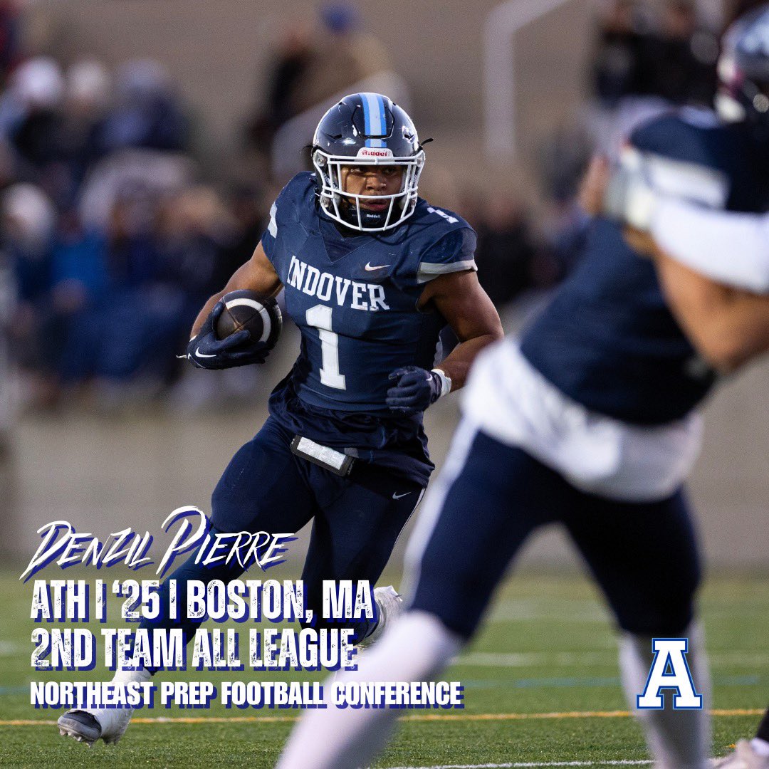 Denzil Pierre (@pierre_denzil) on Twitter photo Blessed to be named 2nd Team All League ! Huge thank you to my teammates and Coachβs for making this possible !
Coach: <a href="/cbrownandovere1/">Coach Brown</a>
hudl.com/v/2MahFP
<a href="/ESAofMass/">Excel Massachusetts</a> <a href="/massfball/">Massachusetts HS Football Coverage</a> <a href="/NE6_FBrecruits/">π΅π©π¦ππππ</a> <a href="/PrepRedzone/">Prep Redzone π</a> <a href="/PRZ_CoachQuisse/">Coach Marquisse Silva</a> <a href="/ScoutingNE/">Coach Silva</a> Blessed to be named 2nd Team All League ! Huge thank you to my teammates and Coachβs for making this possible !
Coach: <a href="/cbrownandovere1/">Coach Brown</a>
hudl.com/v/2MahFP
<a href="/ESAofMass/">Excel Massachusetts</a> <a href="/massfball/">Massachusetts HS Football Coverage</a> <a href="/NE6_FBrecruits/">π΅π©π¦ππππ</a> <a href="/PrepRedzone/">Prep Redzone π</a> <a href="/PRZ_CoachQuisse/">Coach Marquisse Silva</a> <a href="/ScoutingNE/">Coach Silva</a>