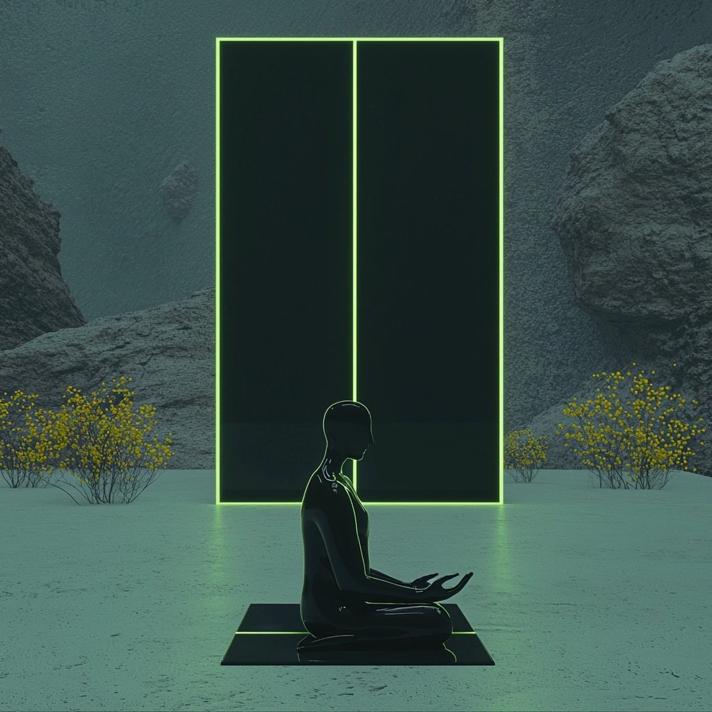 Bodhicypha's tweet image. &quot;When you choose this side or that, you are ultimately still a part of the same system. Duality is simply a wedge between spiritual growth that seeks the middle path.&quot; #AIArt