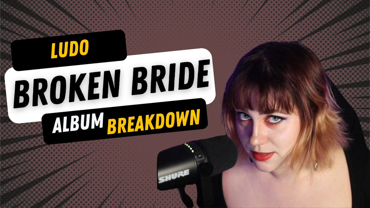 NEW EPISODE!
Hello folks, sorry for the delay. My computer has not been working and life has been hard. Both of those things elevated recently, and I present to you: Romi's Breakdown of the album Broken Bride by Ludo! On your RSS feed and YouTube! 
youtu.be/muSm30V1NKg