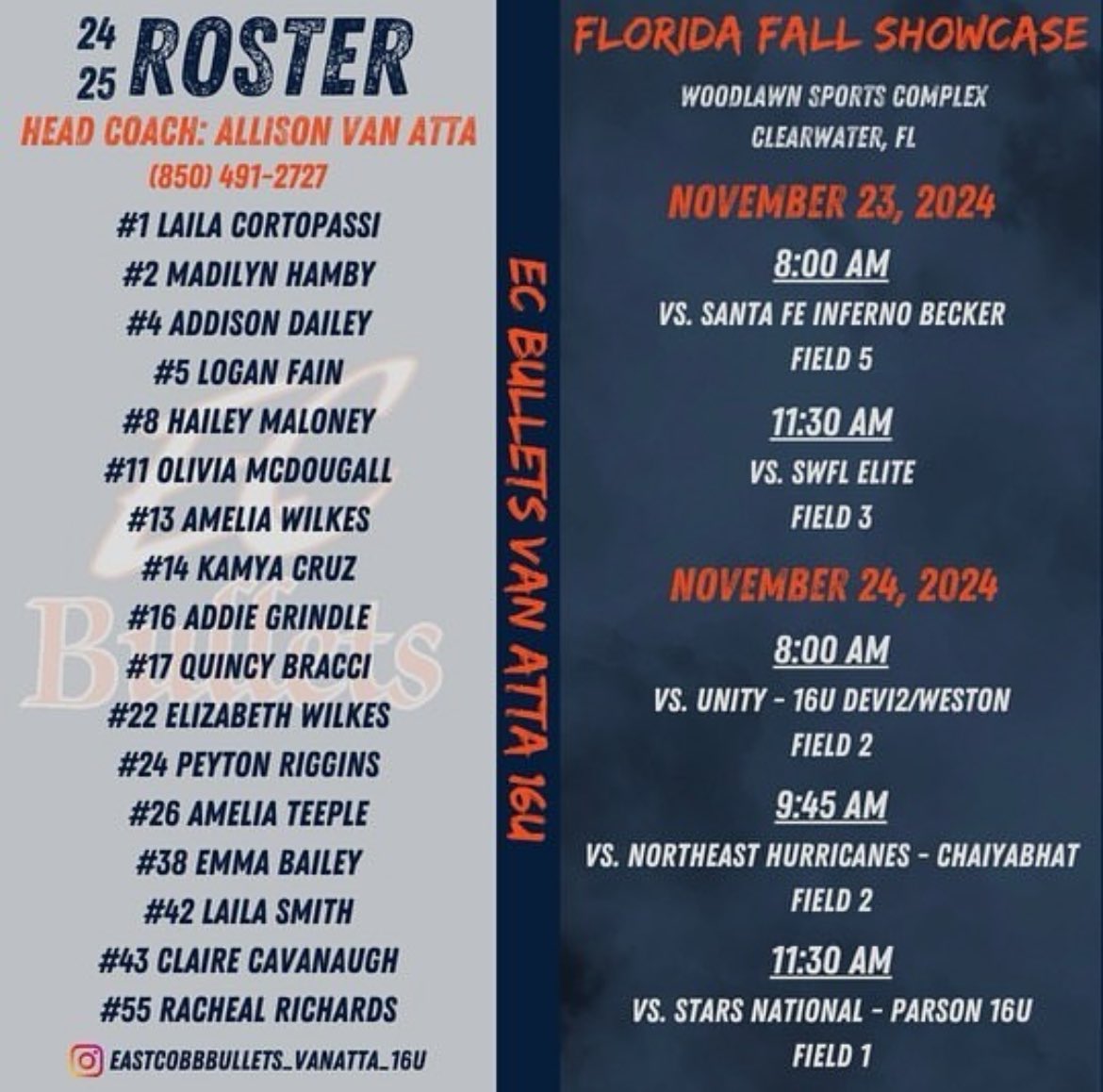 Looking forward to Clearwater this weekend!