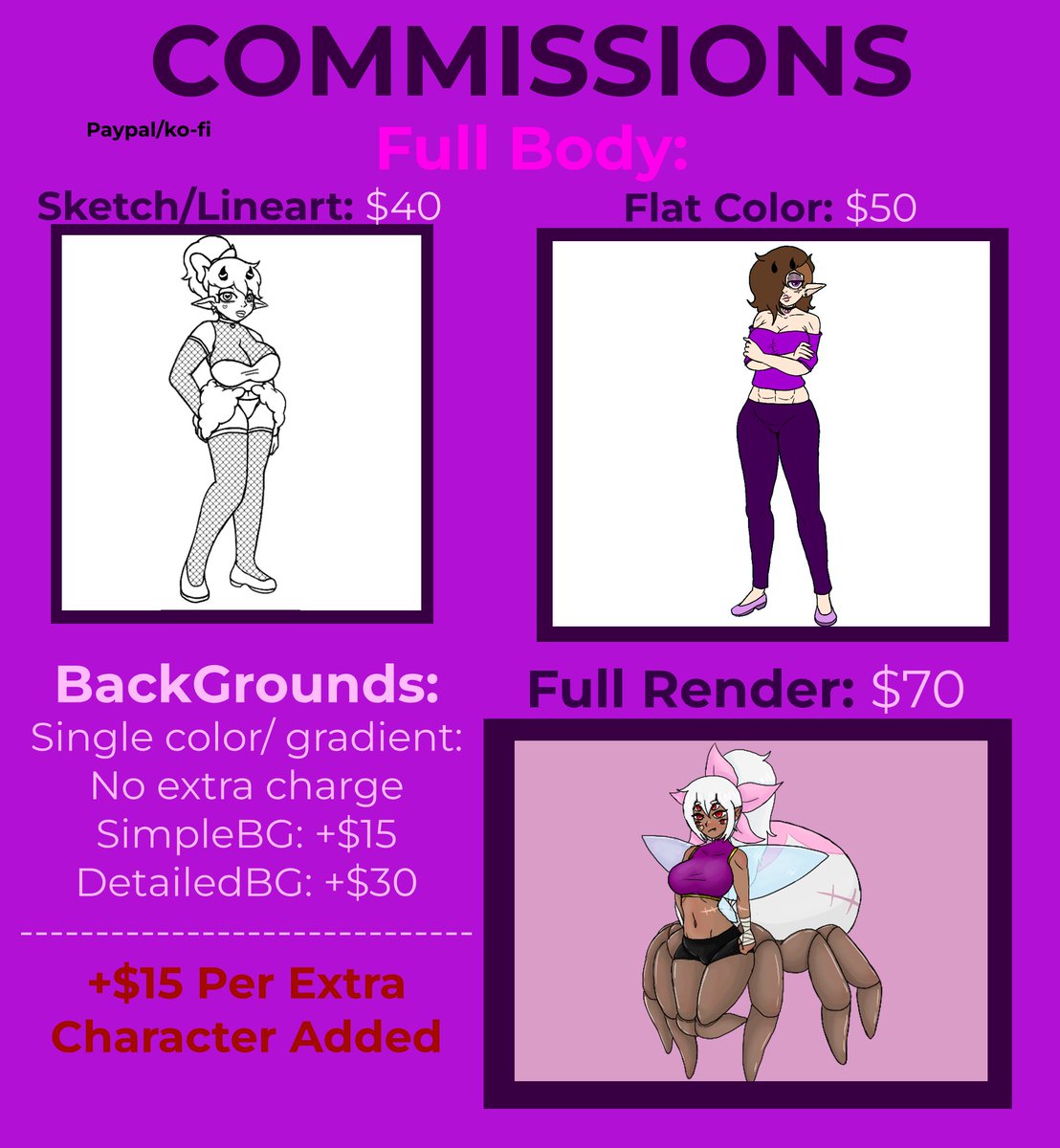 NsfwTwisted's tweet photo. #commissionsopen 
#COMMISSIONS Are open,
 I need the money to afford groceries so anything helps

Dm me on discord for more info

https://t.co/Rd7RqeXXHq

Link to my kofi:
https://t.co/FYGwhdM3r3 https://t.co/BQWXKO0dvu