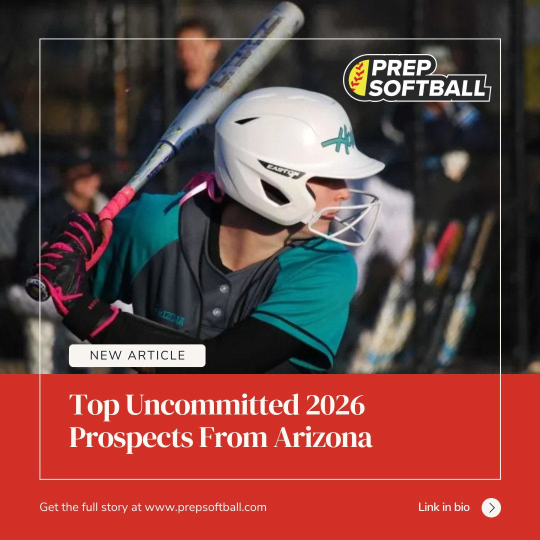PrepSoftball's tweet photo. As recruiting for the high school class of 2026 heats up, Arizona has uncommitted softball players who have yet to make their college commitments.

https://t.co/L9mOGooxpQ https://t.co/JWqIlgVKb1