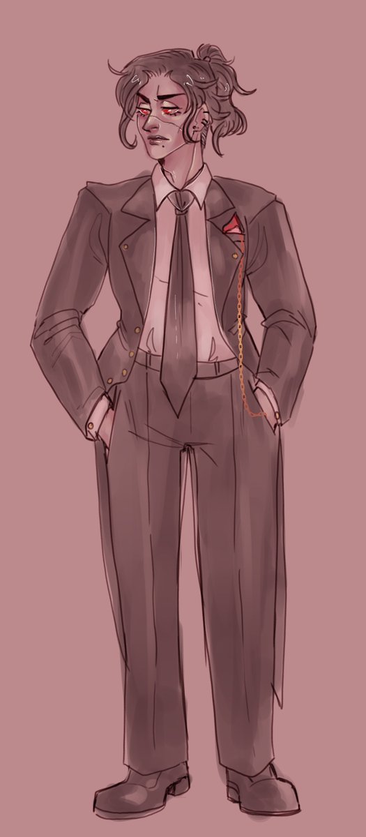 xarilin_art's tweet photo. he never wears formal clothes, drawing him like this was so wrong 
[Itsuki]

#ocart https://t.co/JVNcSNbcKE