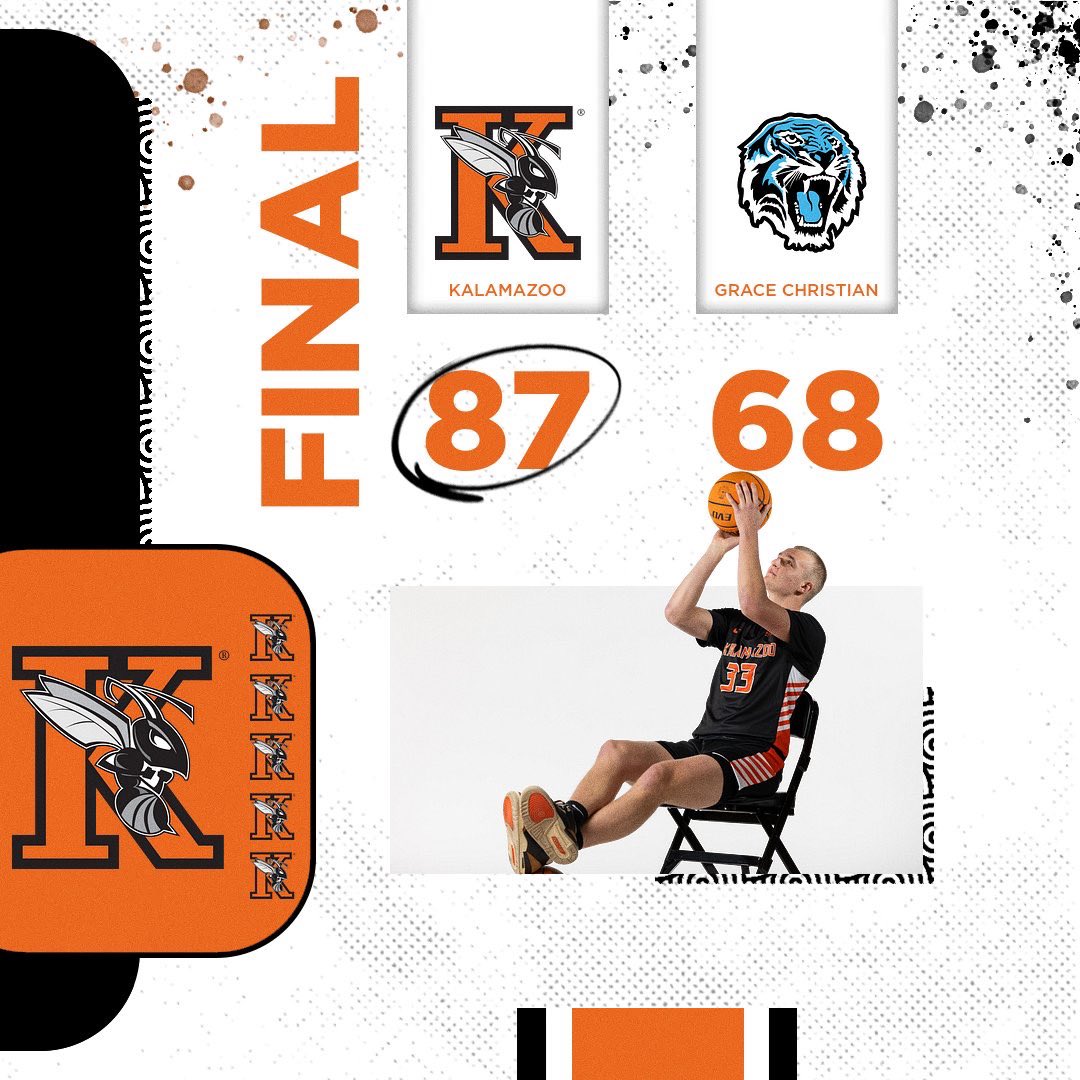 The Hornets get it done on a [W]ednesday ! 🫡

#GoHornets | <a href="/kzoombb/">Kalamazoo College Men’s Basketball</a>