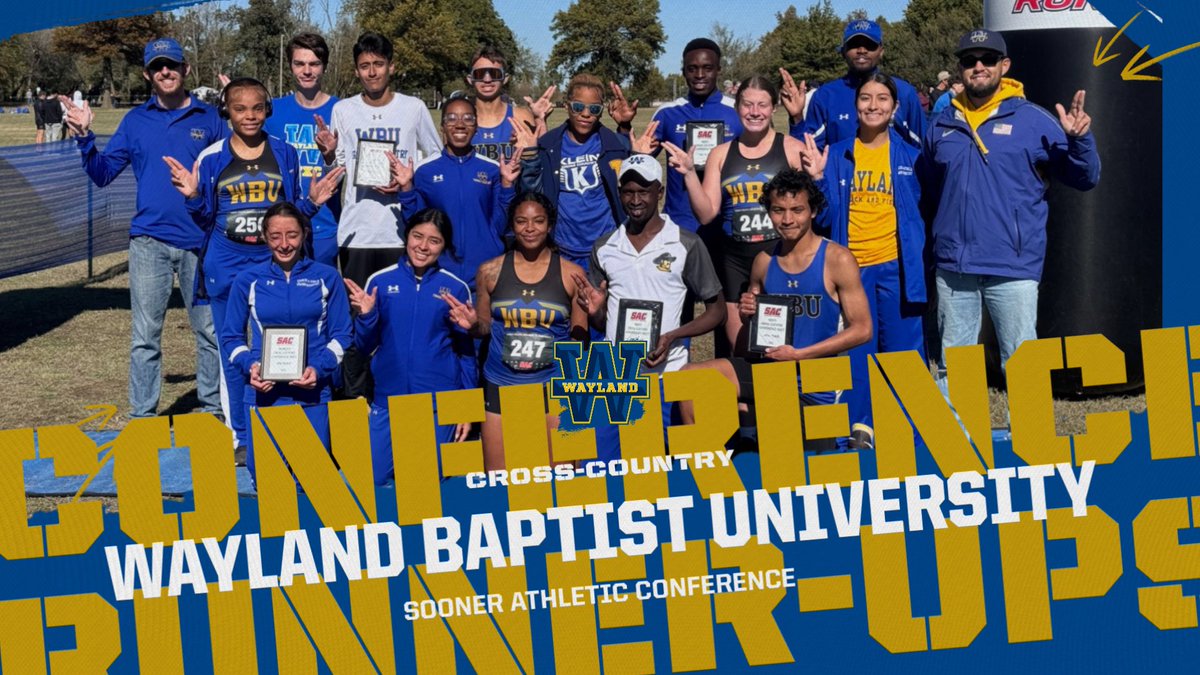 ICYMI⤵️

Wayland Men’s Cross-Country team were SAC Championship Runner-ups!🥈
 
(Big improvement from 7th last year😮)

Women finished 4️⃣th at conference and our whole team returns next year💪🏼

Plus 5️⃣ All-Conference Performances‼️

I’m proud of everyone’s efforts, #WhyNotWayland