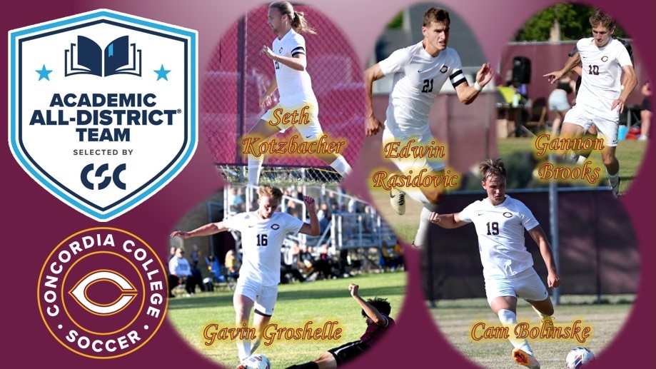 Shout out to Cam, Eddy, Gannon, Gavin, and Seth for making the Academic All-District team! Setting the standard on the field and in the classroom!