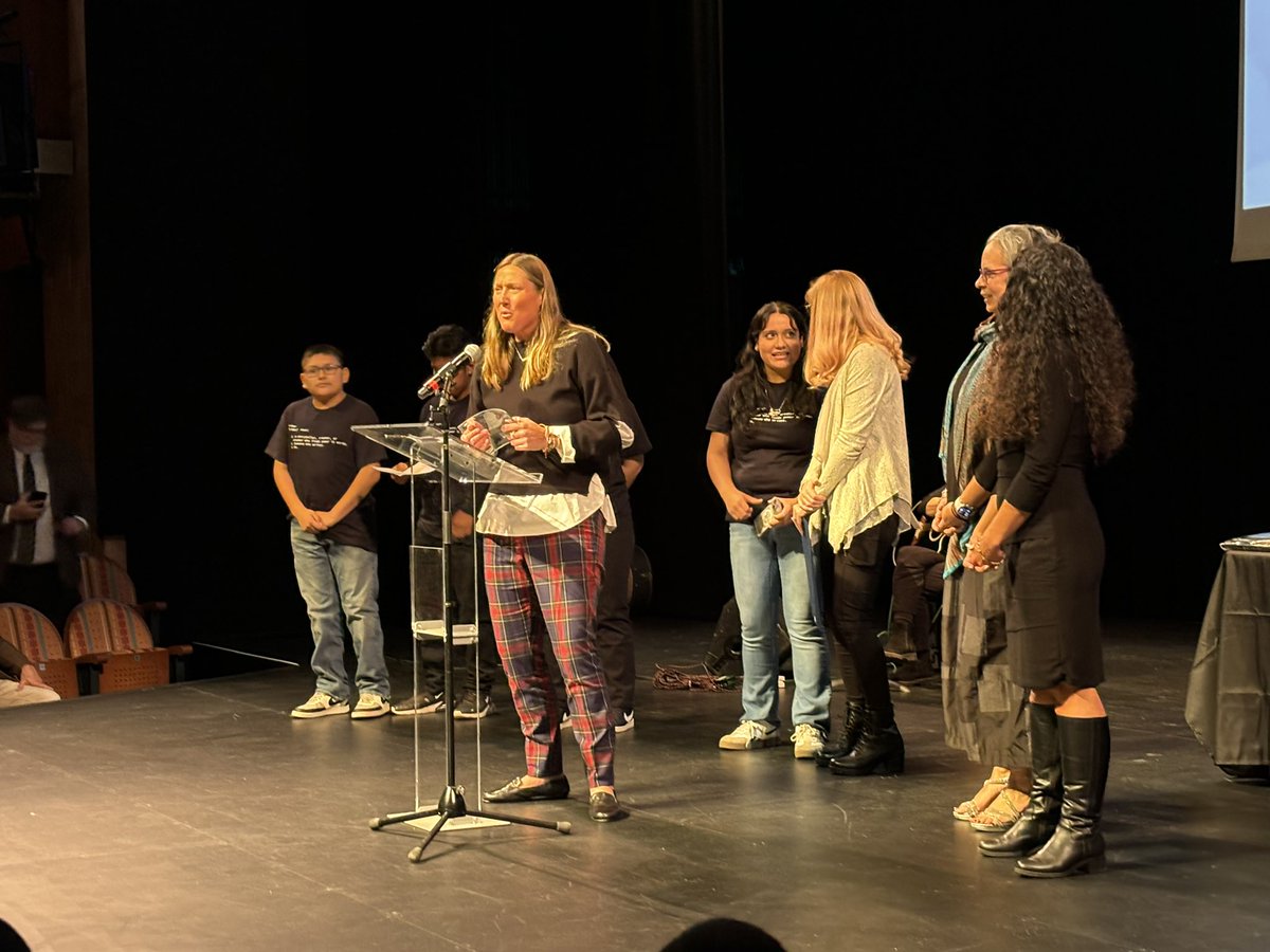 Our Red Bank family showed out in force to support our <a href="/RBMSAVID/">RBMS AVID</a>’s Amy Campbell! 🚀 She was recognized by Project Write Now for being a Champion of Voices! 🎉🥳Way to go! 🎉🥳 <a href="/rbmsROCKETS/">Red Bank Middle</a> <a href="/DreamBigRB/">Luigi Laugelli</a> #RBBisBIA