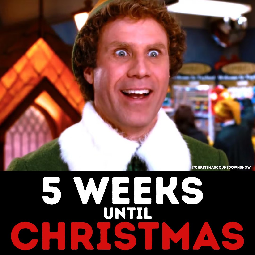 🗓️ 5 weeks until Christmas Day 2024!

🎄 Which do you prefer, multi-color lights or white lights?

#Christmas #ChristmasCountdown2024 #Christmas2024