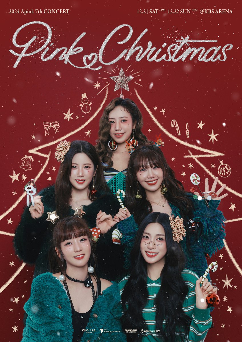 [#에이핑크]
2024 Apink 7th CONCERT [#PINKCHRISTMAS]
일반예매가 잠시 후 오후 8시에 시작됩니다📣🐼
PANDA 여러분의 포도알🍇 수확을 응원합니다!👏

🎄 일반 예매 
24.11.22일(금) 8PM ~ 

🎫 인터파크 티켓
국문: tickets.interpark.com/goods/24016673
영문: globalinterpark.com/en/product/240…

#Apink