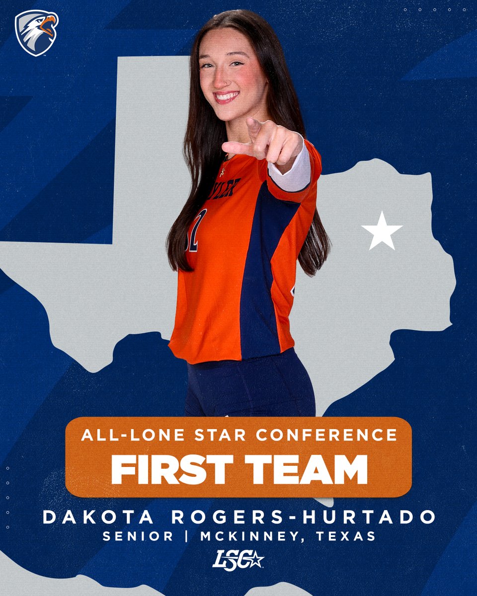UT Tyler Patriots (@uttylerpatriots) on Twitter photo VB | Dakota Rogers-Hurtado is an All-LSC First Team pick for <a href="/uttyler_vball/">UT Tyler Volleyball</a> after leading UT Tyler with 81 blocks and ranking third in the LSC with a .363 hitting percentage for the year!
RELEASE - tinyurl.com/czmd5xpw
#SwoopSwoop VB | Dakota Rogers-Hurtado is an All-LSC First Team pick for <a href="/uttyler_vball/">UT Tyler Volleyball</a> after leading UT Tyler with 81 blocks and ranking third in the LSC with a .363 hitting percentage for the year!
RELEASE - tinyurl.com/czmd5xpw
#SwoopSwoop