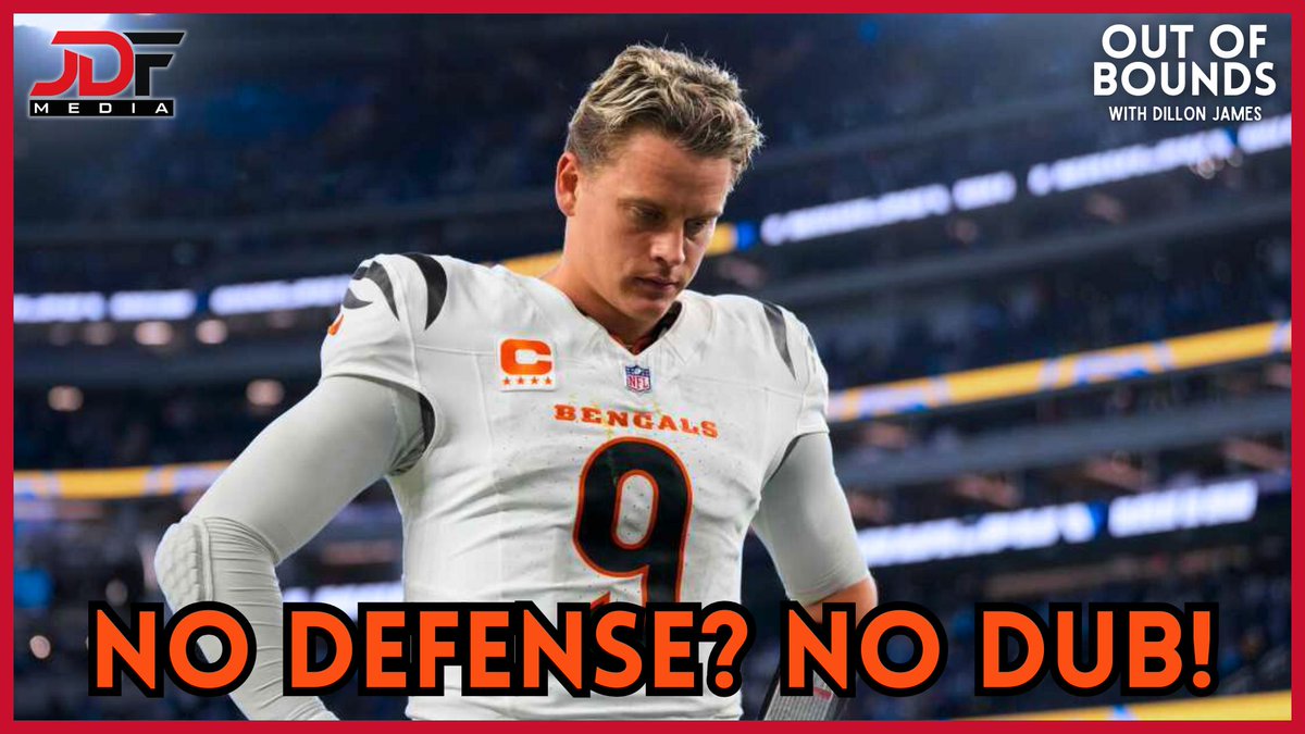 dillon_james's tweet photo. We are LIVE for @OOBPodcast to discuss the issues facing the #Bengals defense, the end of #ChiefsKingdom' undefeated season, the firing of #Jets GM Joe Douglas, and more!

👉 https://t.co/dq6CUdBt9V https://t.co/lyjJFIjM8h