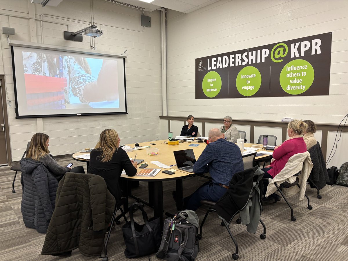 Small groups of school leaders came together today to engage in small group bite sized leading and learning discussions today. Together we made room for thoughtful questions, vulnerability and digging into curriculum and KPR resources.  #AlwaysLearningKPR #LeadershipMatters 🌟