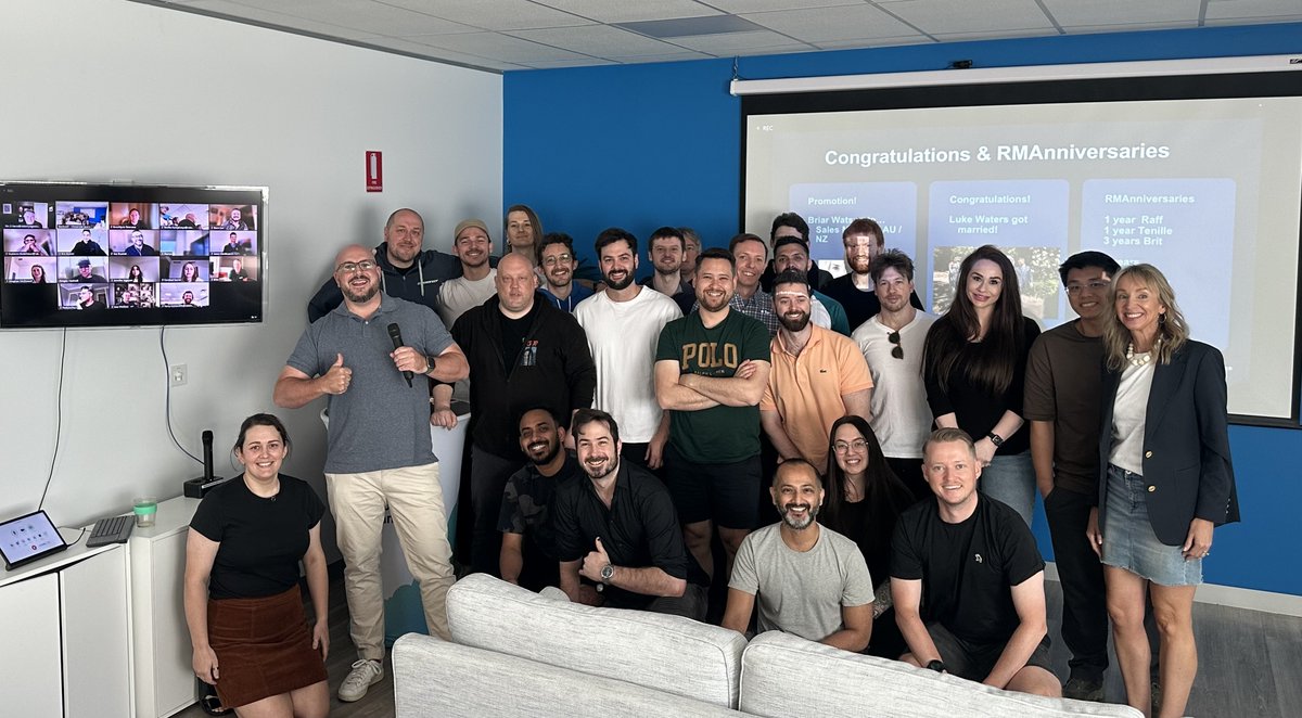 🚀 Thrilled to welcome Brad Morgan as our new Head of Sales AU/NZ at RateMyAgent! Looking forward to the great things ahead. Let’s do this! 💯 

#RateMyAgent #NewHire #BradMorgan #SalesLeadership #RealEstate #Celebrate #Group #Photo #TownHall