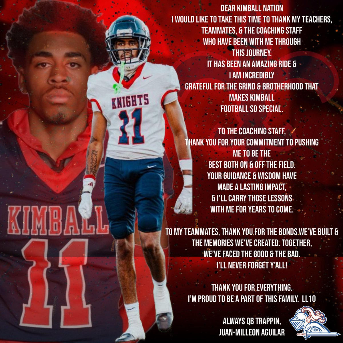 Senior Szn was REAL💯
#QBTrappin🪤

63 Tackles 
6 Interceptions 
3 Forced Fumbles
7 Touchdowns
1 Blocked FG 
🍿 hudl.com/v/2QBmpA