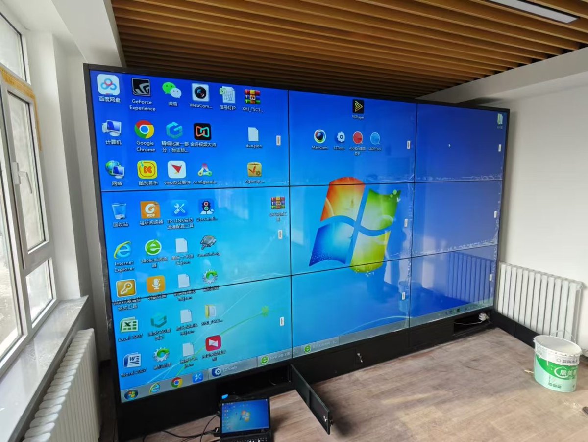 Rachel_yu433's tweet image. 3 Sets of 3x3 55&quot; LCD Video Wall, Looks Nice. #LCDvideowall #videowall #lcdwall