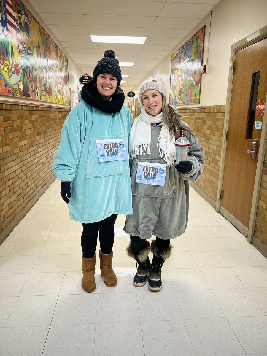 Thanks to <a href="/YorkAvenueES/">York Avenue</a> Student Council, our spirit days have been given a boost. Today was our Extra Extra thankful day and I’m very thankful for warm clothing when I’m extra, extra cold! Loved seeing all the students participate too!