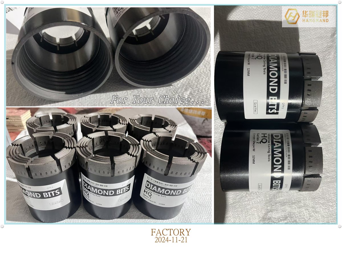 CandaceZhou7's tweet image. YES...
Size HQ 
Diamond BIT 
WhatsApp: +86 187 3166 6682
#Geotechnicaldrilling
#Corebits #Drillingrod #Rockdrillingtools
 #Diamondbits #Diamondcoredrilling #Corebarrels #Wirelinedrilling #Mineralexploration #Groundinvestigation #Siteinvestigation #Geotechnical #Mineral