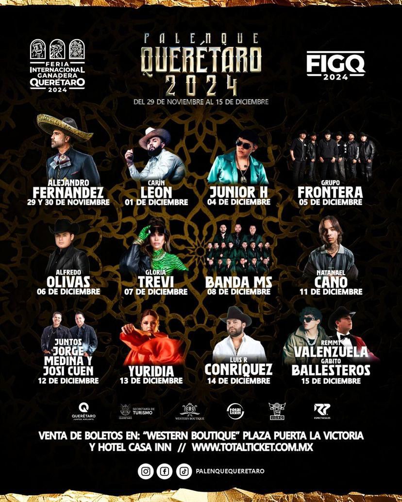 AlertaQro's tweet photo. 🧑‍🎤🎤🎶 Anuncian a Gabito Ballesteros el 15 de diciembre en el palenque de la Feria Internacional de Querétaro🎡🎠🎢🎈 https://t.co/6lvbHWy5VQ
