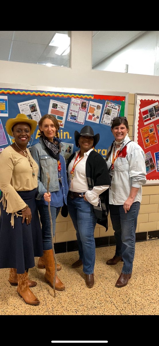 It's Western Wednesday during spirit week <a href="/DHMiddleAPS/">Dorothy Hamm Middle School</a>! Yippee Ki-YAY!