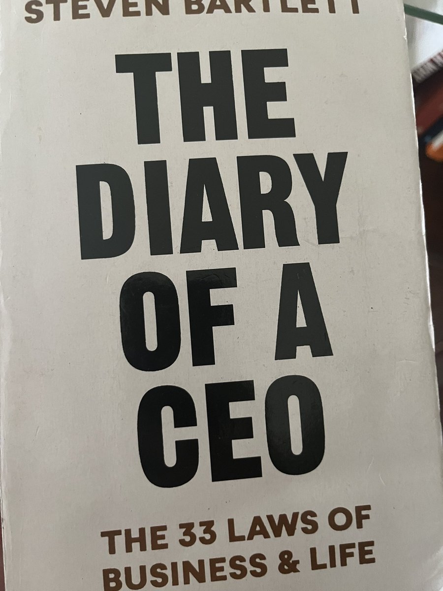 rajesh_ve's tweet image. I have finished reading &quot;The Diary of a CEO&quot; by Steven Bartlett. This book combines personal reflections, business insights. It serves as an inspiring guide for individuals seeking clarity, resilience, and purpose in both their professional and personal lives.