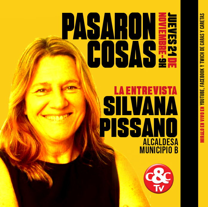 Este jueves en 🔥"Pasaron Cosas"🔥 recibiremos a la alcaldesa del Municipio B @silvanapissano  en #laentrevista

✅La cita es de 09 a 11 horas.
✅Transmitiremos por YouTube, Twich y Facebook de Caras y Caretas