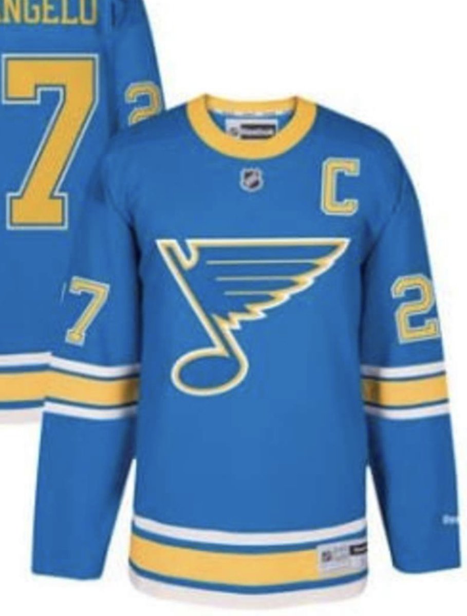 vbenenati5's tweet photo. @jheilgie7 These should be the blue’s permanent sweaters and it shouldn’t be up for debate. https://t.co/RTkriiZEII