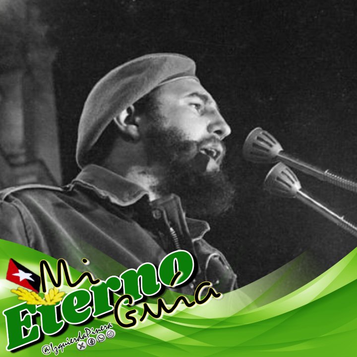 CalebSanch48213's tweet photo. Un gigante que siempre supo liderar al pueblo hacia la victoria 
#IzquierdaPinera 
#IzquierdaLatina 
#DeZurdaTeam
#MiEternoGuía
#FidelPorSiempre https://t.co/oHnqqephGc