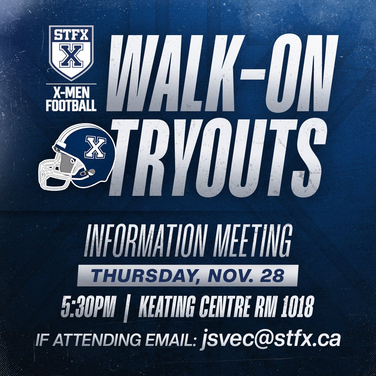 StFX X-Men Football tweet media