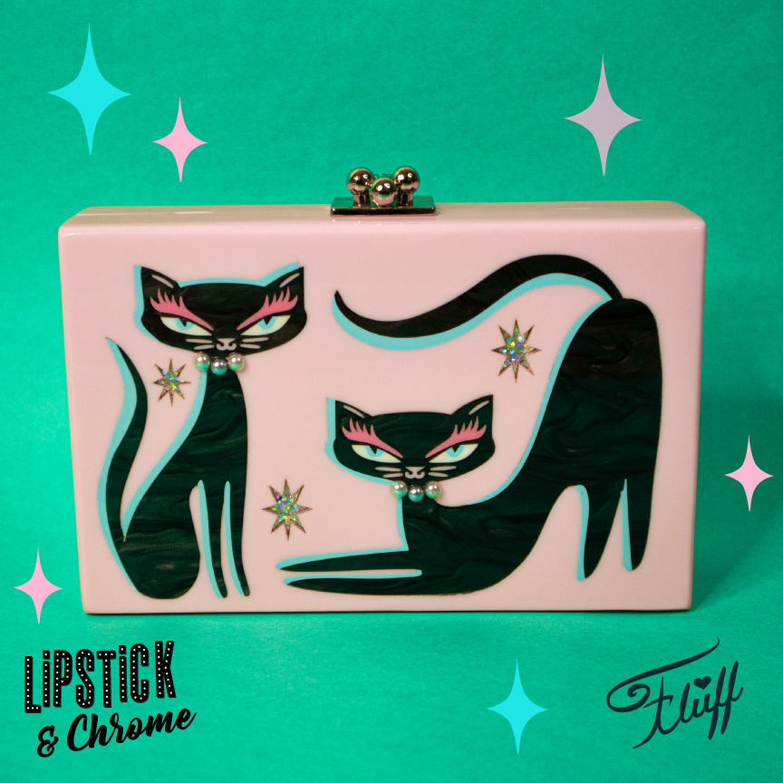 Miss_Fluff's tweet image. 🩷 Kitty Chic! 🩷 handbags are IN STOCK &amp;amp; shipping now! 
collab with Lipstick &amp;amp; Chrome ! I have to say, this may be my most favorite purse ever!  💋
missfluff.shop/products/swank…

#midmod #midcenturymodern #MidCenturyStyle #retrostyle #palmspringsstyle #vintagestyle #catlover #catstyle