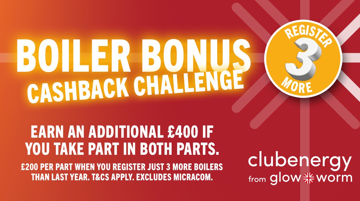 Don't miss out, our Boiler Bonus promotion is back and this year it's bigger than ever!

Register 3 more eligible boilers than you did last year and grab £200!

Part 1 ends on 20th December 2024.
Full details on Club Energy

Activate the promotion today!