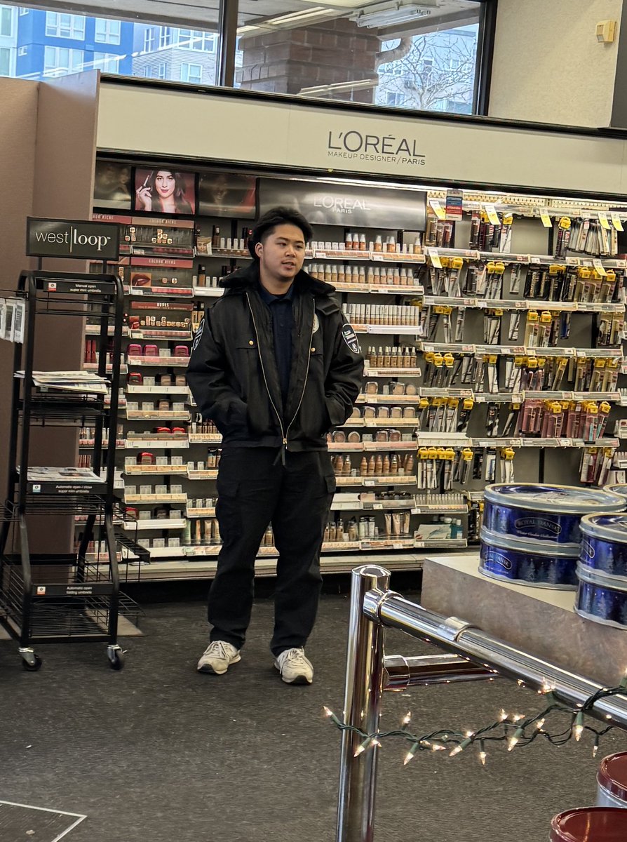 deuceohsixx's tweet photo. #RentACop followed me around Walgreens in the Central District, Seattle yesterday. 
I hate security guards. https://t.co/nVNmRa4zMf