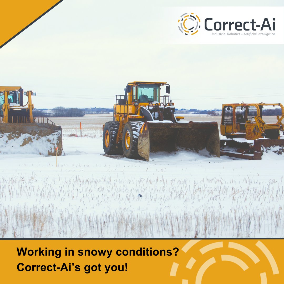 Don’t let the winter weather slow you down—invest in PROX-EYE™ systems to protect your people and  equipment from accidental collisions. Correct-Ai systems are designed to operate in cold weather, providing risk free operations in all conditions. 
#ai #Innovation
