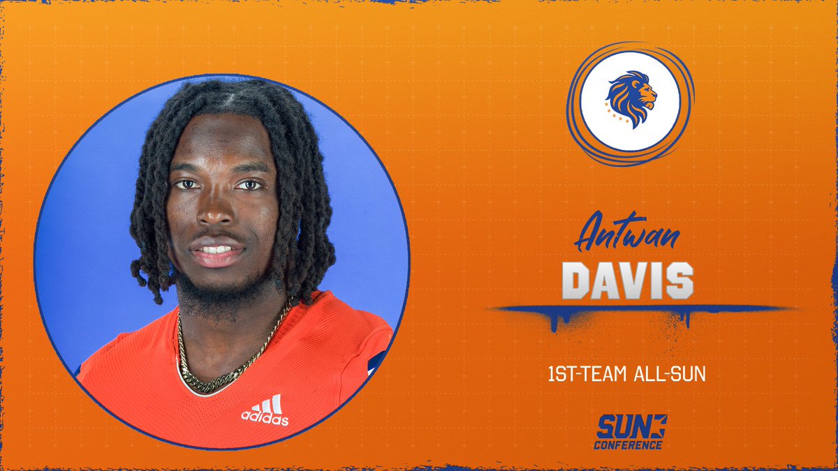 WOW! Congrats to <a href="/doub1est1ckss/">Tarzan🖤⚡️</a> of <a href="/FMULionsFB/">FMU Lions Football</a>
for being named 1st-team All-<a href="/SunConference/">The Sun Conference</a>! 🦁🏈

<a href="/FLMemorialUniv/">Florida Memorial University</a>
<a href="/HeraldSports/">Miami Herald Sports</a>
<a href="/TheMiamiTimes/">The Miami Times</a> 

#Lions #hbcu #FloridaMemorialUniversity #SUN #Tarzan #AntwanDavis #SUNConference #DFA #miami #itsourtime ⏲️