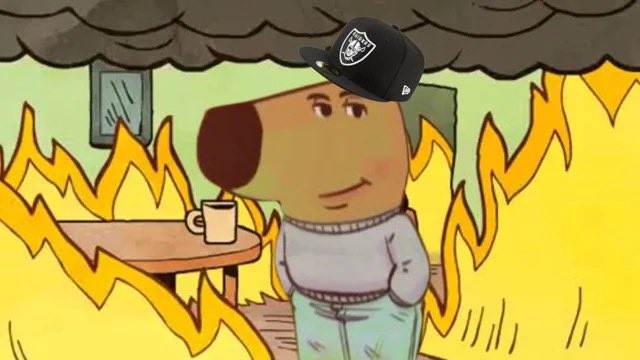 RaidersAQ's tweet photo. When you spend 20+ years being a die hard Raiders fan, thinking they’re going to turn it around one day cause you’re just a chill guy https://t.co/Y9S1gKOYc2