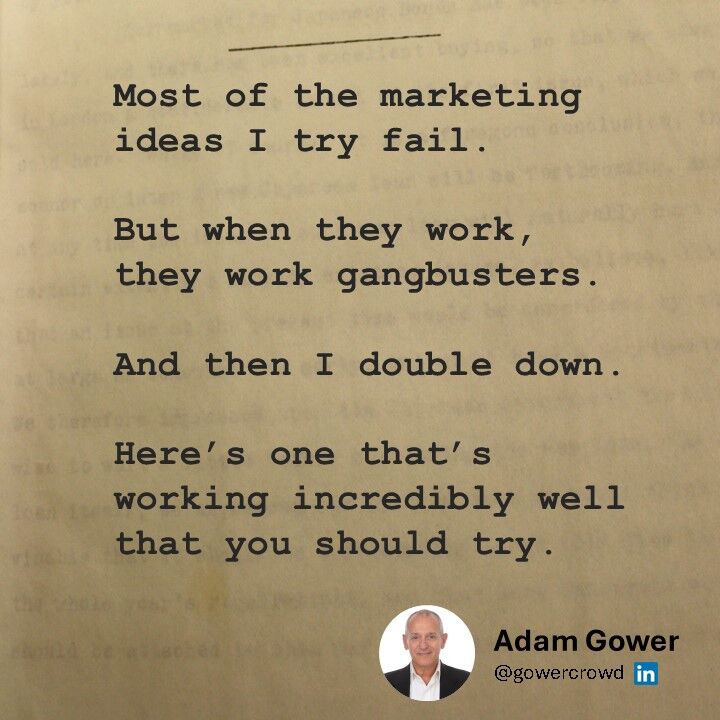 Adam Gower tweet media