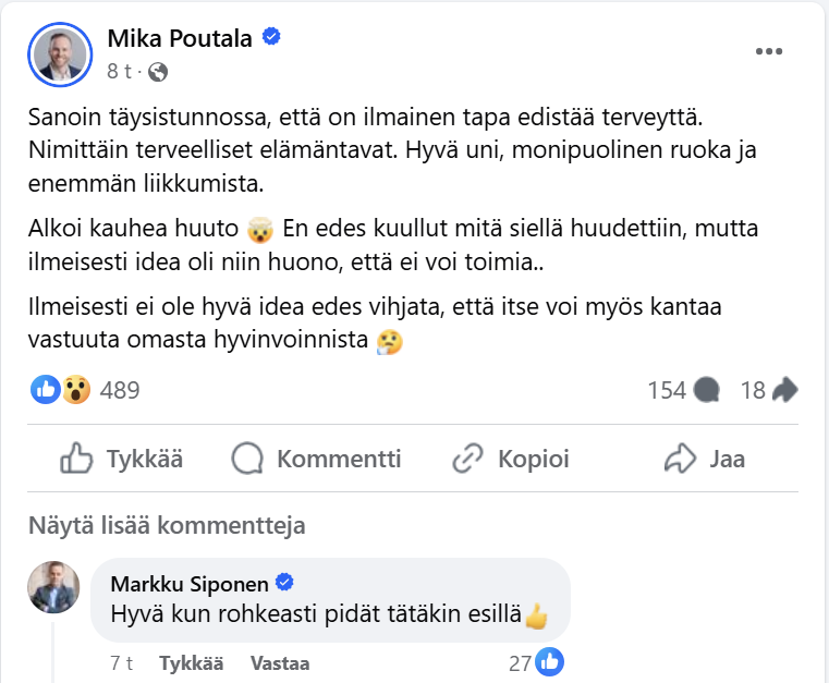 RaunoTaskinen's tweet photo. Hienoa että viimeinkin mennään kohti #OmaLääkäri-mallia", mutta on tärkeä pitää huolta myös itsestä. Hyvä Mika, että jaksat peräänkuuluttaa keskustelua ilman vastakkainasettelu. Se tuottaa tulosta, kuten alla oleva kommentti osoittaa. Keskustan pj on myös samoilla linjoilla🙏 https://t.co/0jhr4xHlZ1