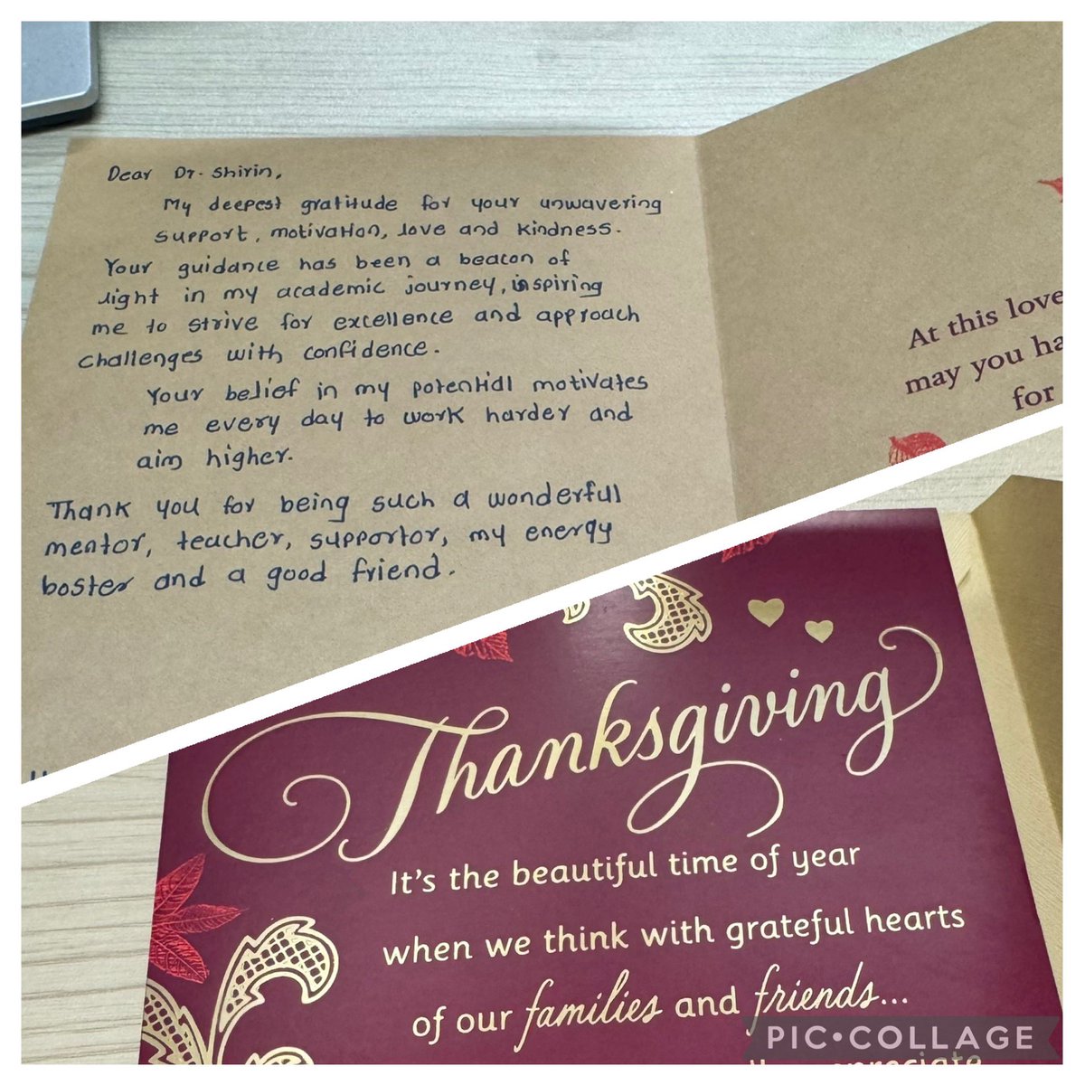 Shirin Ghatrehsamani, PhD (She/Her) (@ghsshirin) on Twitter photo Some students make my job incredibly rewarding. It means so much to me that they value and acknowledge the support I strive to provide. 
Their thoughtfulness and gratitude remind me why I choose this job in the first place. 
#mentoring #advising #success #leadership Some students make my job incredibly rewarding. It means so much to me that they value and acknowledge the support I strive to provide. 
Their thoughtfulness and gratitude remind me why I choose this job in the first place. 
#mentoring #advising #success #leadership