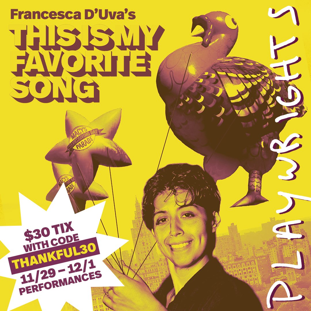 This year, we’re thankful for giggles, cackles, and the hottest pop bangers to hit 42nd Street since… ever?
Go to bit.ly/SONGThankful30 or use code THANKFUL30 at checkout for $30 tickets to THIS IS MY FAVORITE SONG during Black Friday weekend!